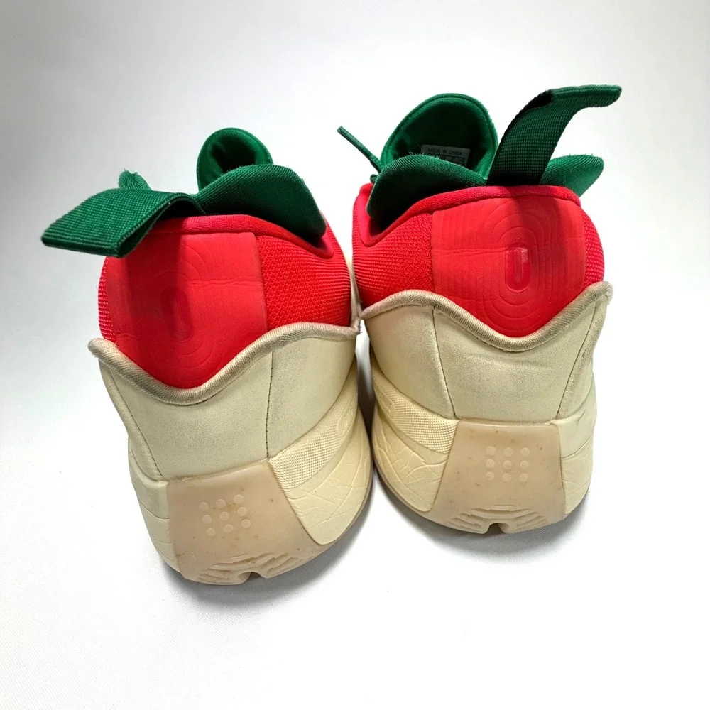 Adidas Dame Basketball Shoes‎ Mens 12 Red Green Cream Sneakers